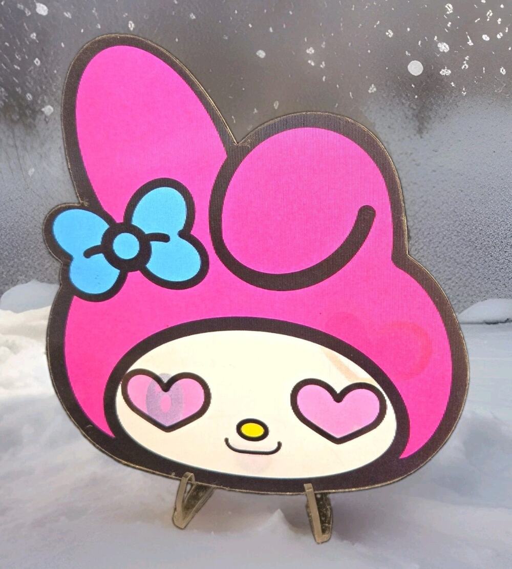 My Melody Cute 3D Motion Lenticular Car Laptop Decal Sticker Peeker